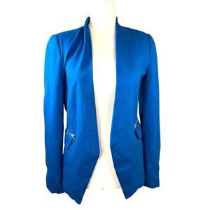 Zara Basic Women's XS Blazer Jacket with Zipper Pockets